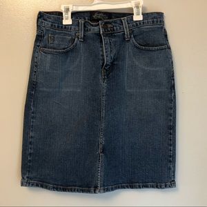 Levi Strauss signature denim skirt 10
